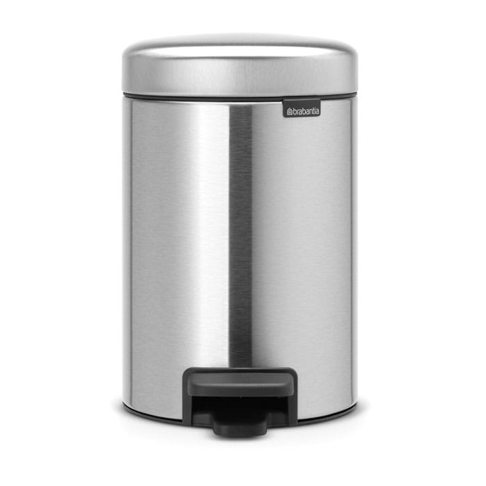 Cubo pedal newIcon 3L - Matt steel fingerprint proof - Brabantia