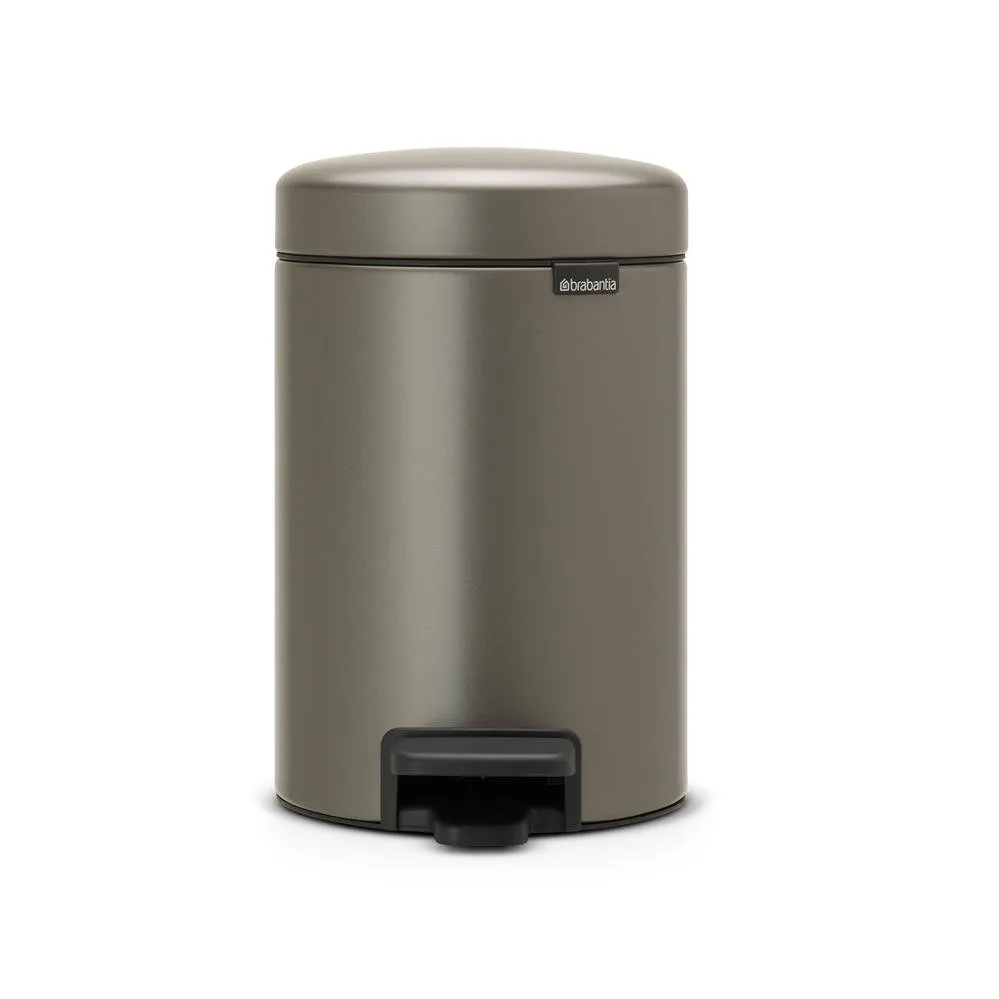 Cubo pedal newIcon 3L, Platinum Brabantia