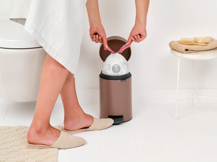 Cubo pedal newIcon 3L, Satin Taupe Brabantia