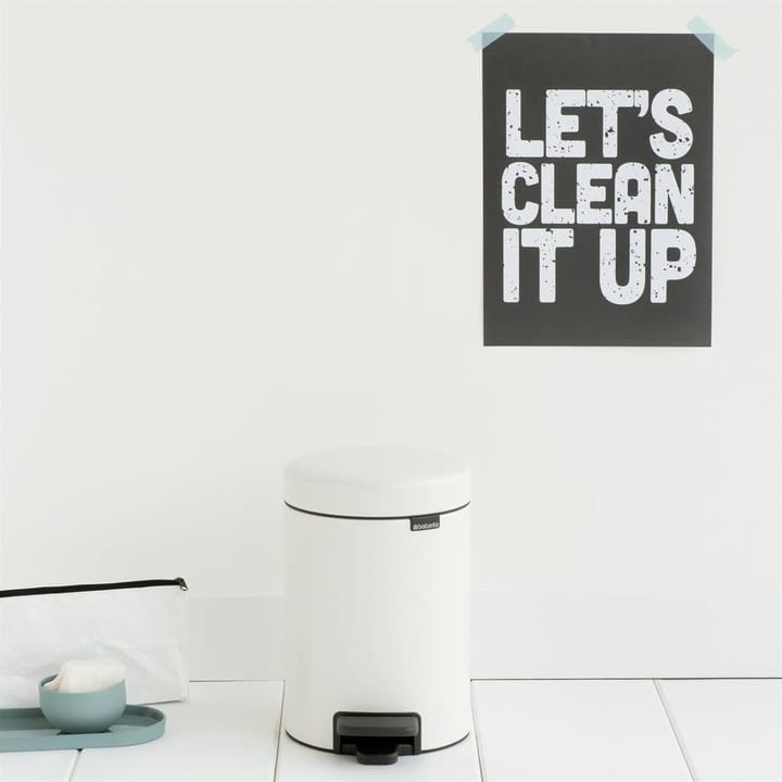 Cubo pedal newIcon 3L, White (blanco) Brabantia