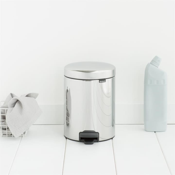 Cubo pedal newIcon 5L, Brilliant steel Brabantia