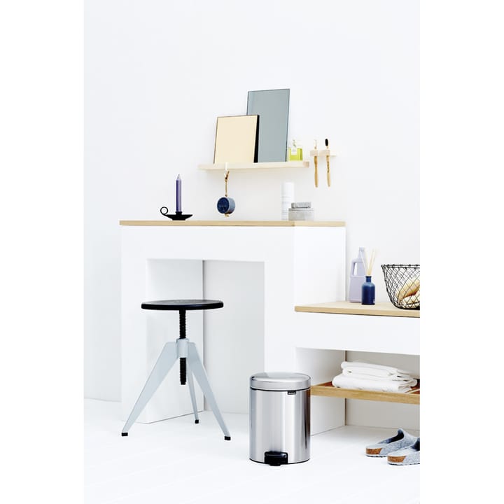 Cubo pedal newIcon 5L, Matt steel fingerprint proof Brabantia