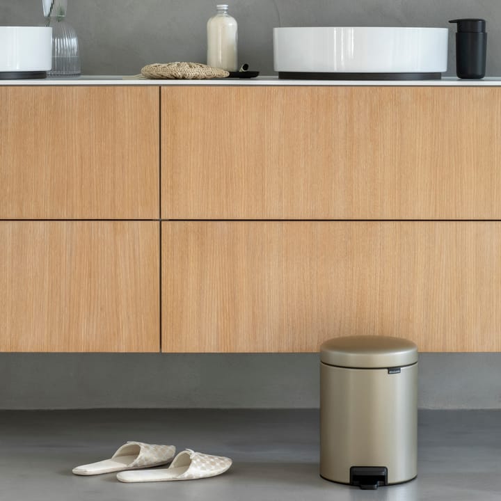 Cubo pedal newIcon 5L, Metallic Gold Brabantia