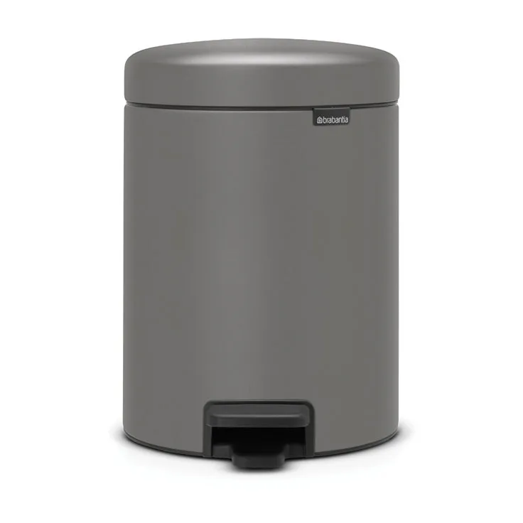 Cubo pedal newIcon 5L, Mineral concrete grey Brabantia