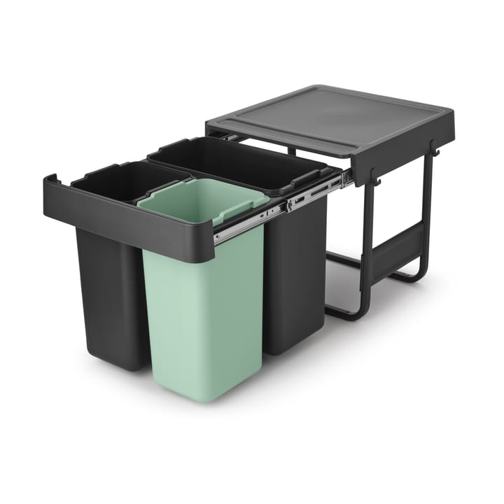 Cubos integrado Sort&Go, 10+10+20 L, Gris oscuro Brabantia