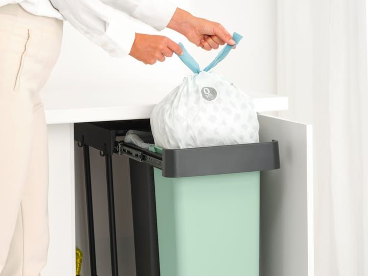 Cubos integrado Sort&Go, 2x30 L, Gris oscuro Brabantia