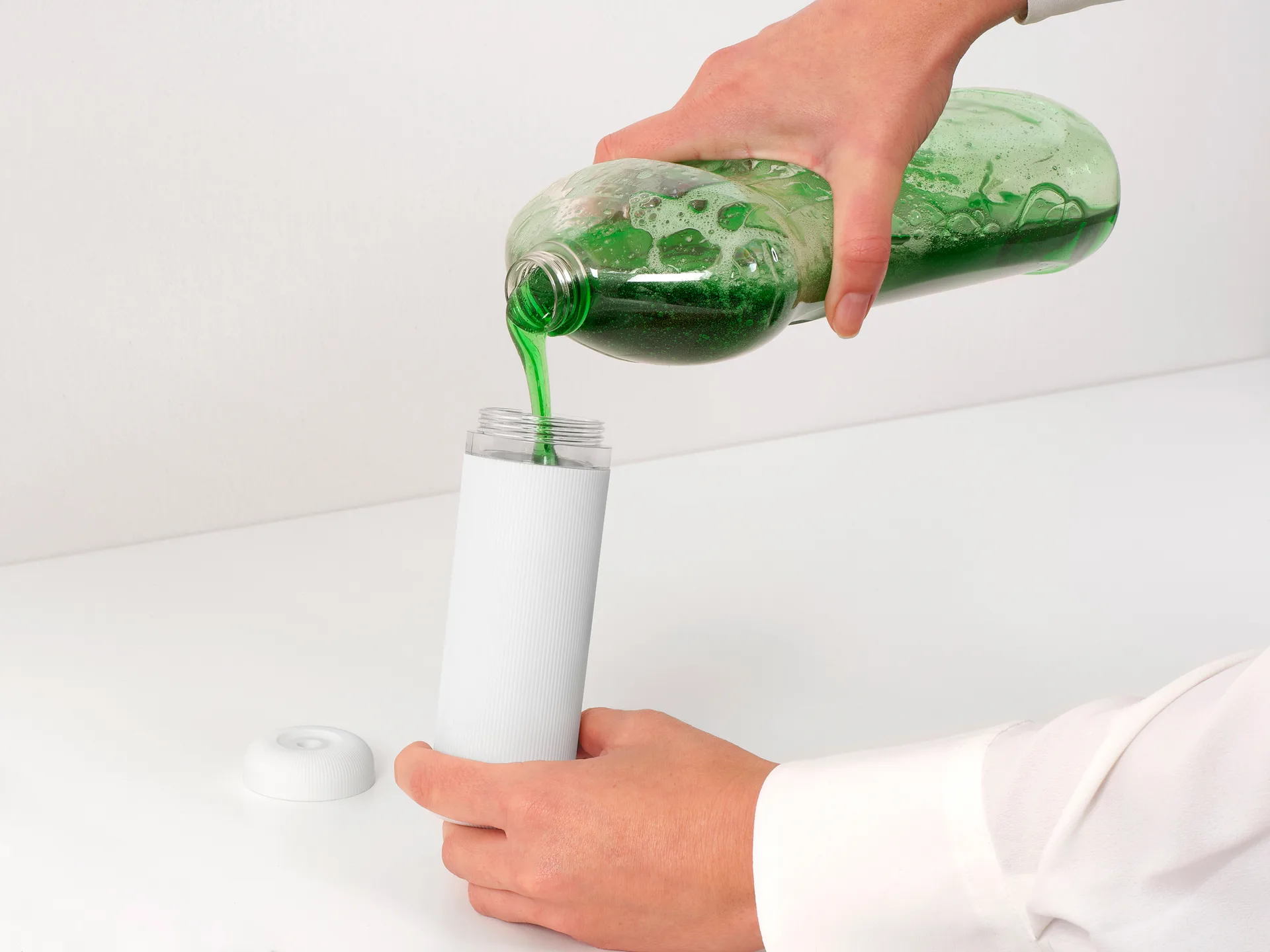 Dispensador de detergente SinkStyle, Mineral Fresh White Brabantia