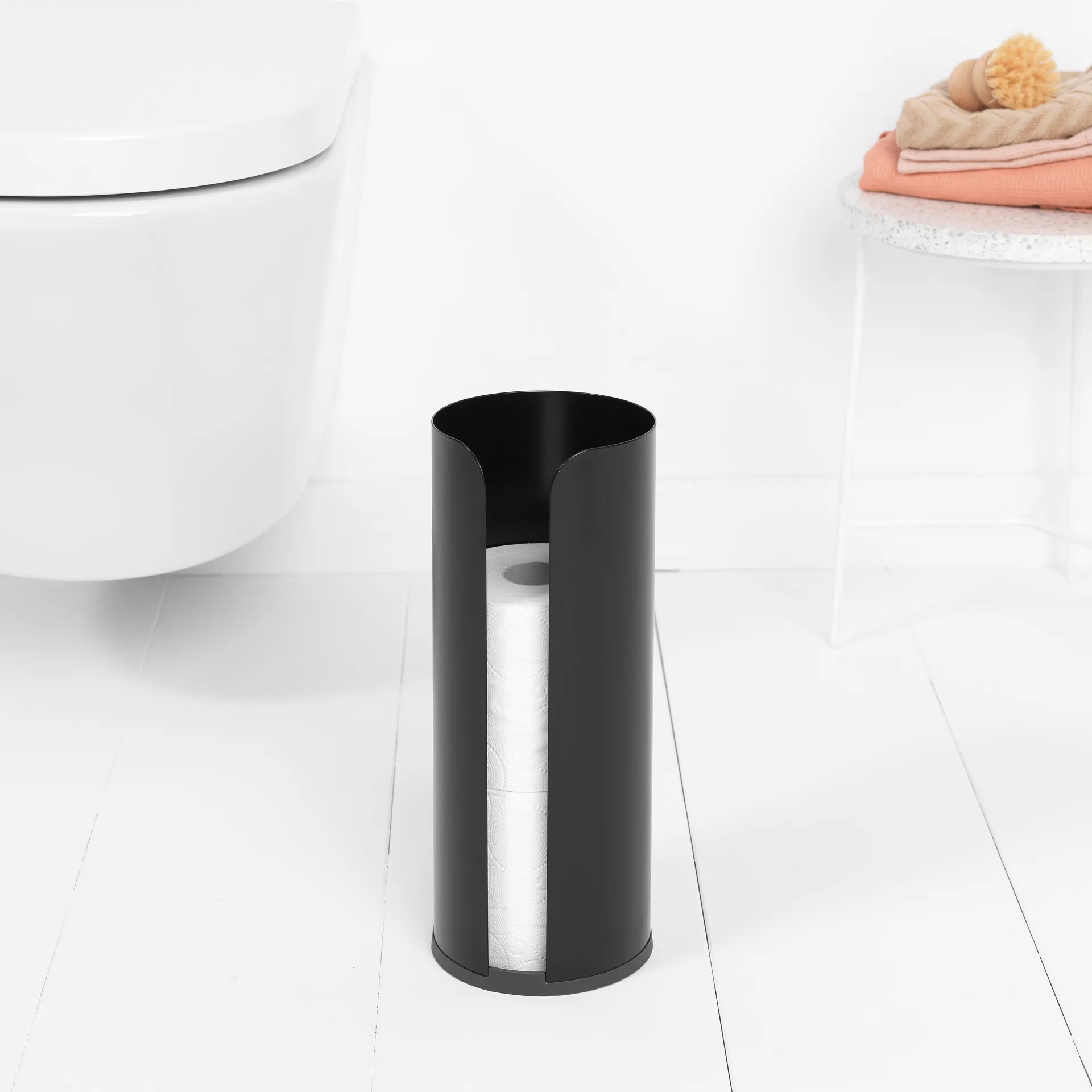 Dispensador de rollos de papel higiénico ReNew Brabantia, Matt black Brabantia