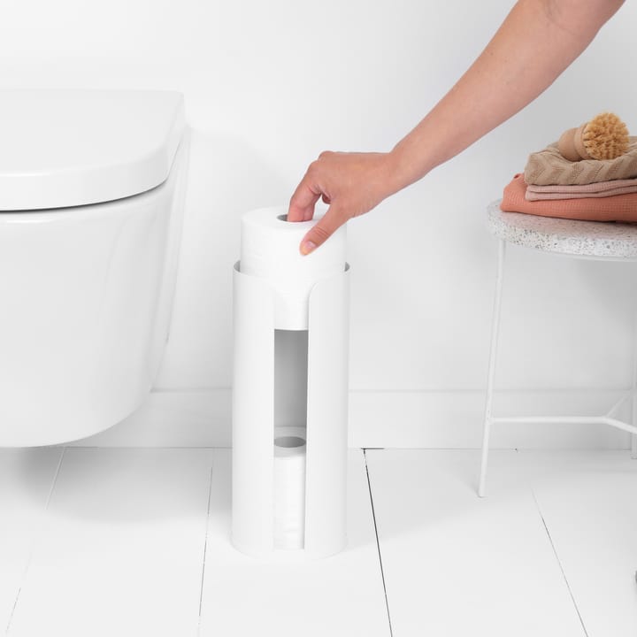 Dispensador de rollos de papel higiénico ReNew Brabantia, White Brabantia