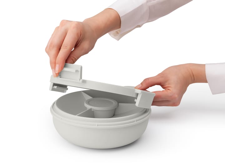 Ensaladera Make & Take 1,3 L, gris claro Brabantia