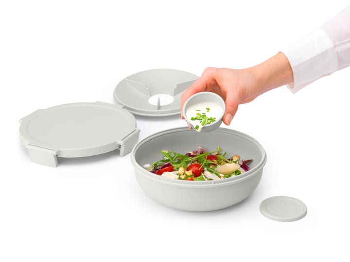 Ensaladera Make & Take 1,3 L, gris claro Brabantia