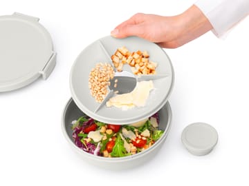 Ensaladera Make & Take 1,3 L - gris claro - Brabantia