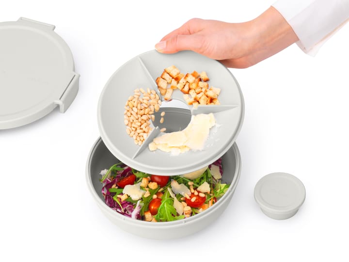 Ensaladera Make & Take 1,3 L, gris claro Brabantia