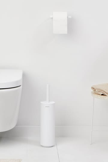 Escobilla con soporte MindSet - Mineral Fresh White, silicone - Brabantia