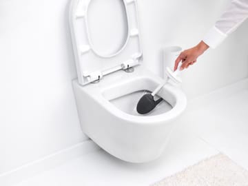 Escobilla con soporte MindSet - Mineral Fresh White, silicone - Brabantia