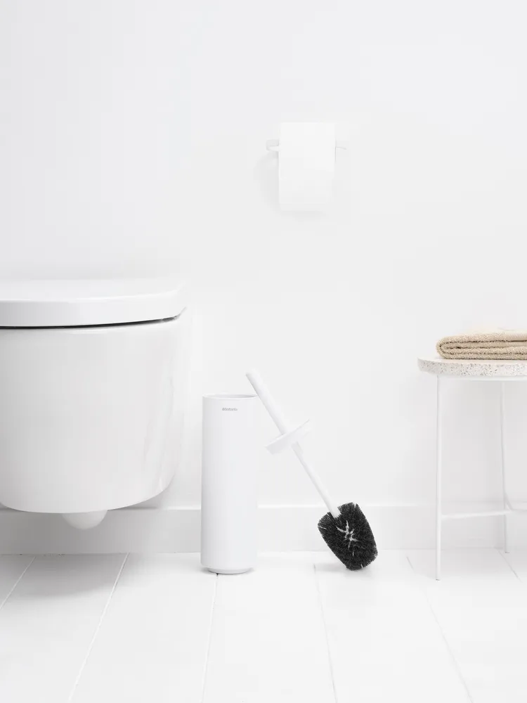 Escobilla con soporte MindSet, Mineral Fresh White Brabantia