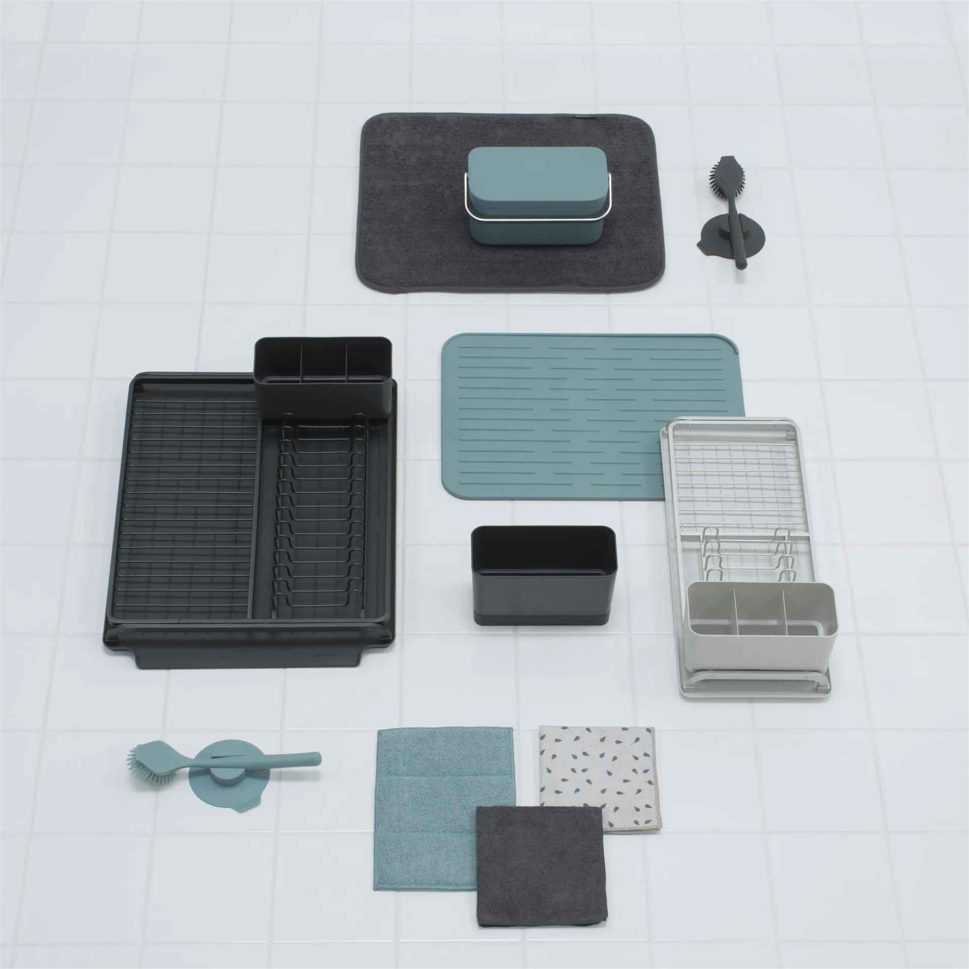 Escurreplatos Brabantia, gris oscuro Brabantia