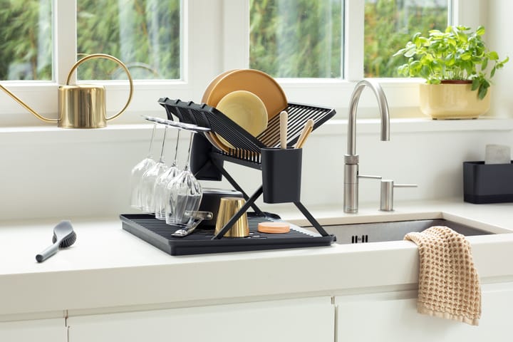 Escurreplatos plegable Sinkside 51 cm, gris oscuro Brabantia