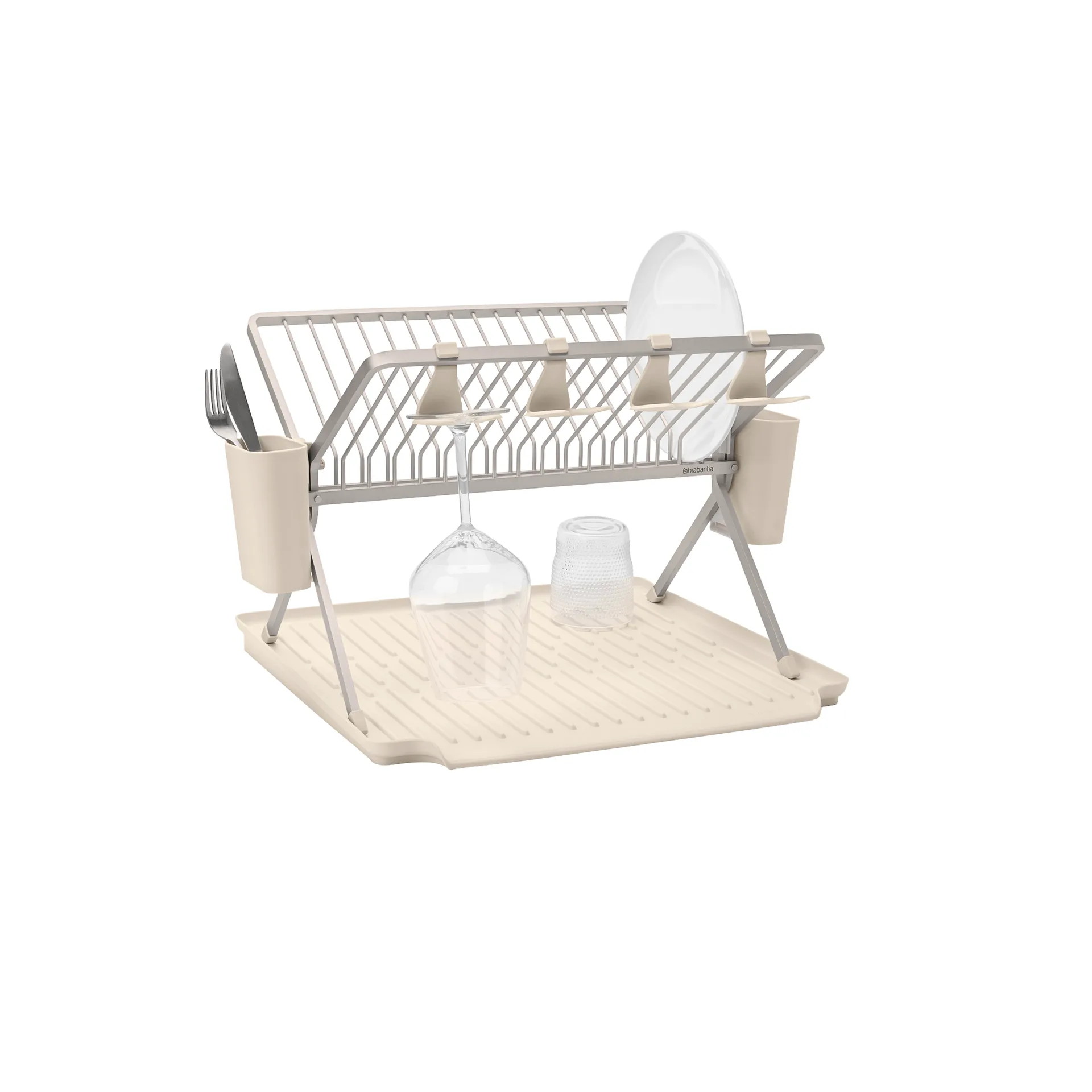 Escurreplatos plegable Sinkside 51 cm, Soft Beige Brabantia