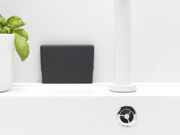 Espátula limpiadora para platos Sinkside - gris oscuro - Brabantia