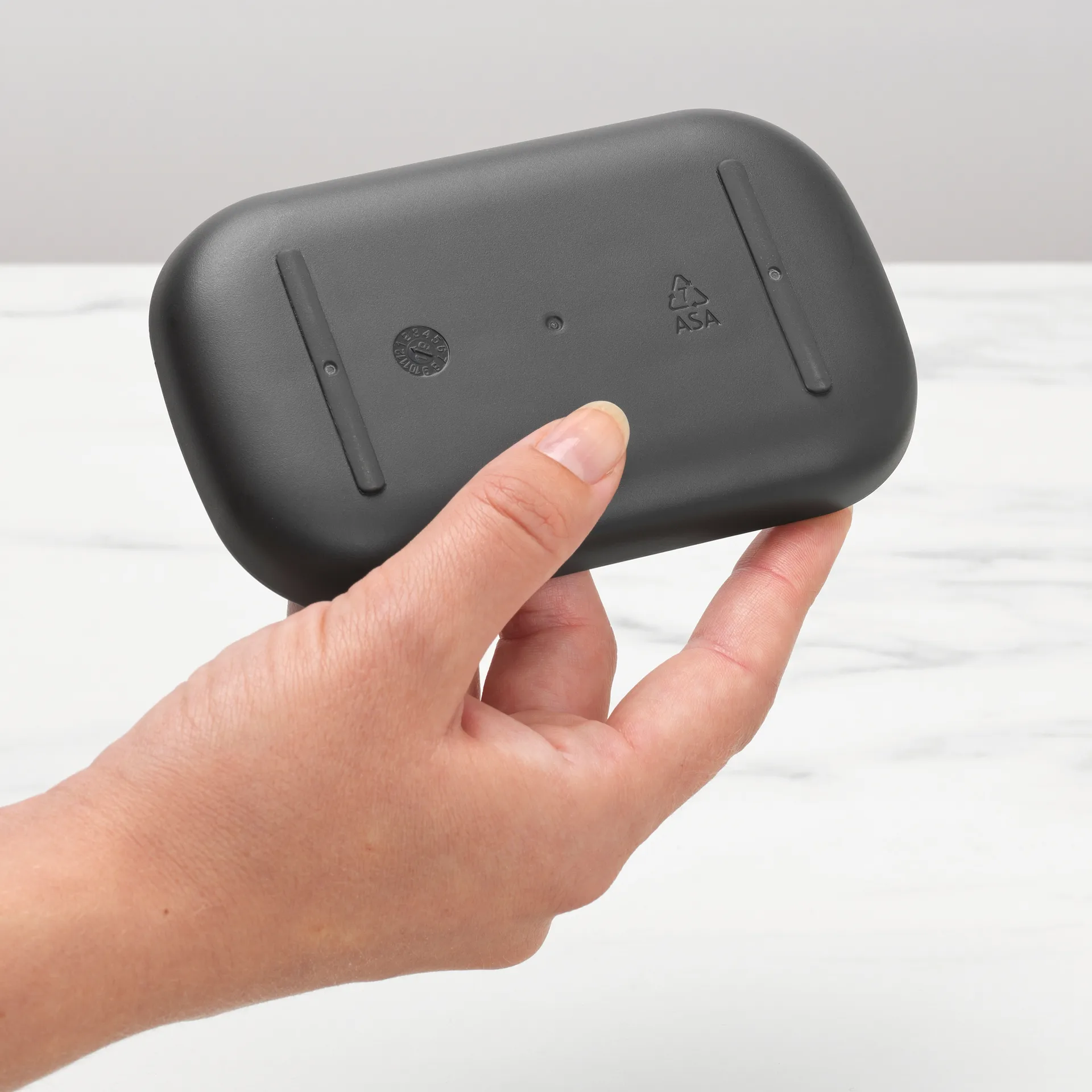 Jabonera ReNew Brabantia, gris oscuro Brabantia