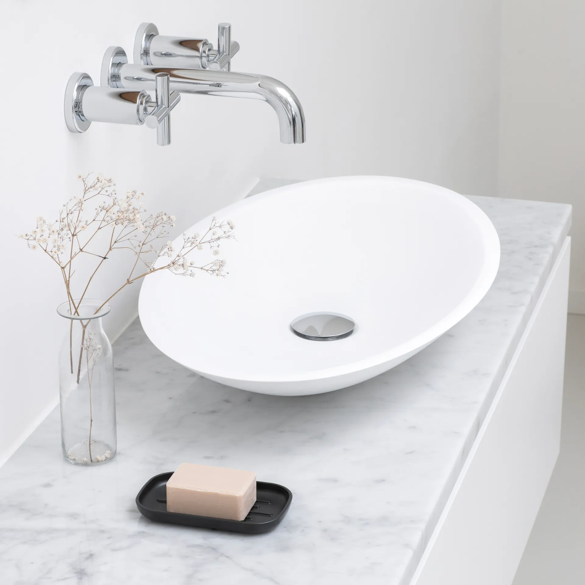 Jabonera ReNew Brabantia, gris oscuro Brabantia