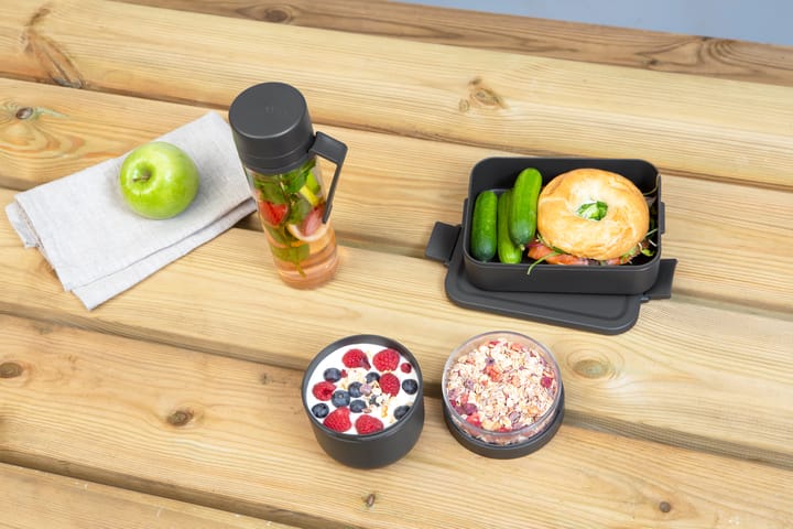 Make & Take Set de desayuno y almuerzo3 piezas, gris oscuro Brabantia