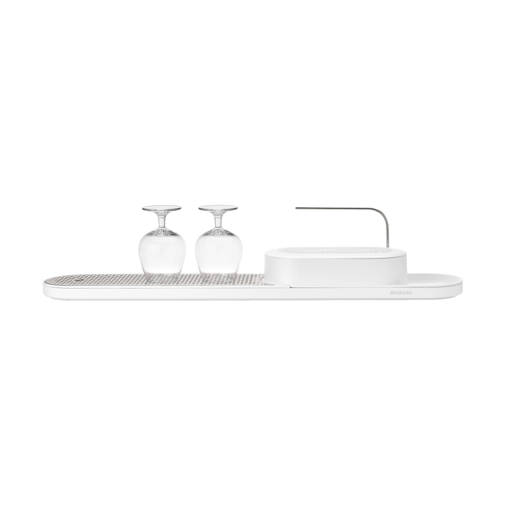 Organizador de fregadero SinkStyle, set de 2 piezas, Mineral Fresh White Brabantia