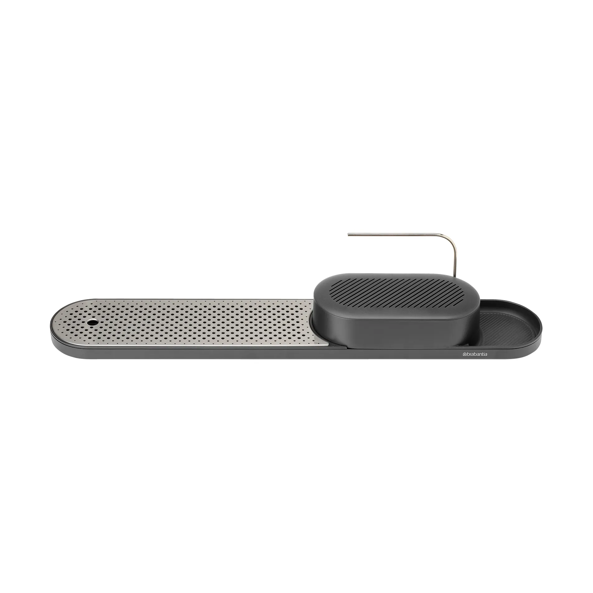Organizador de fregadero SinkStyle, set de 2 piezas, Mineral Infinite Grey Brabantia