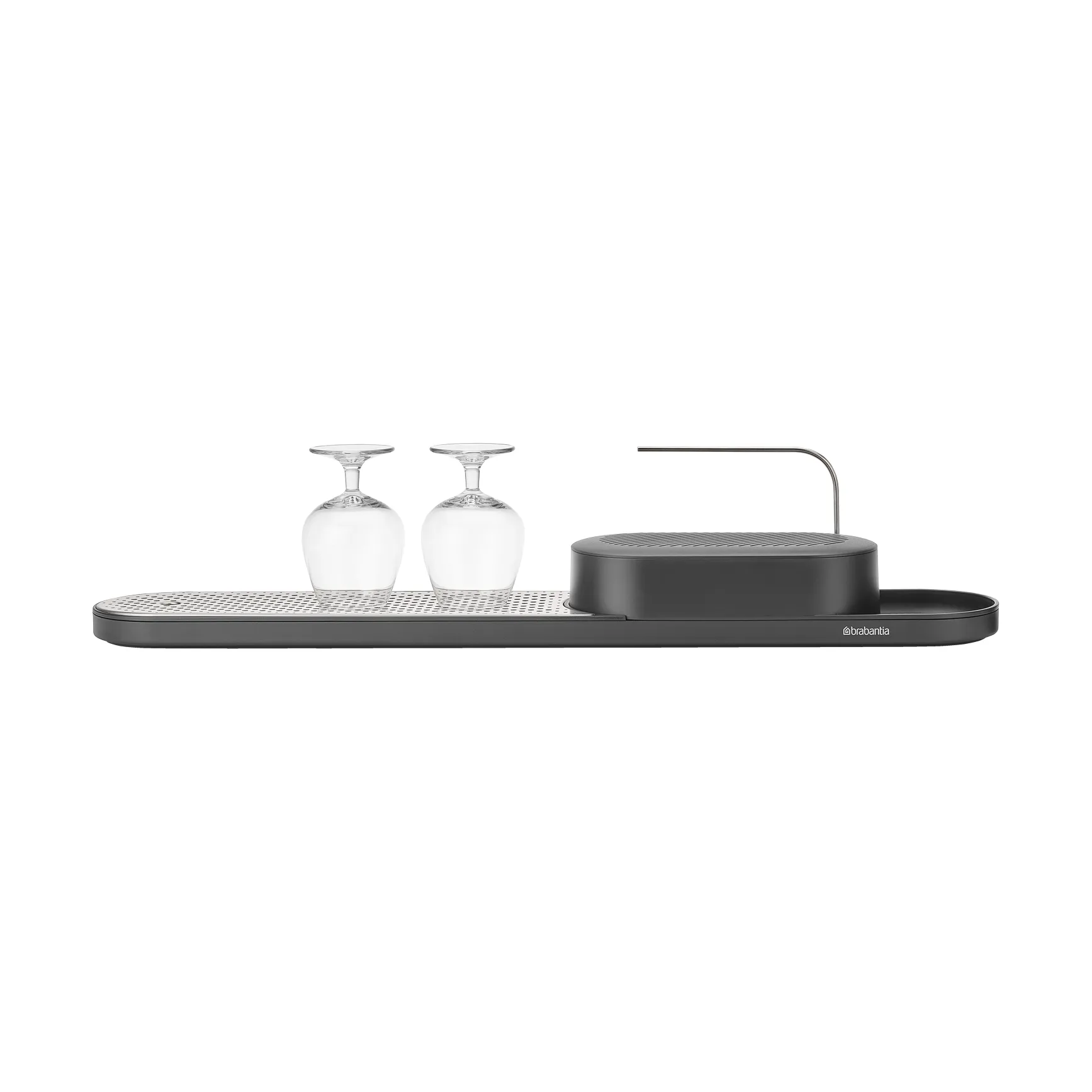 Organizador de fregadero SinkStyle, set de 2 piezas, Mineral Infinite Grey Brabantia