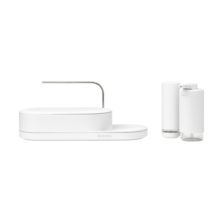 Organizador de fregadero SinkStyle, set de 3 piezas - Mineral Fresh White - Brabantia