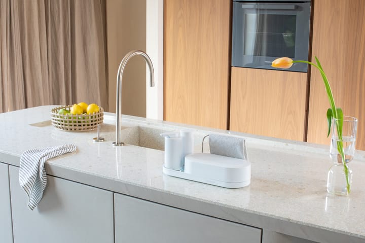 Organizador de fregadero SinkStyle, set de 3 piezas, Mineral Fresh White Brabantia