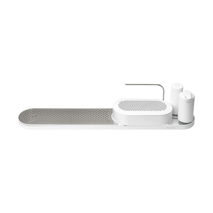 Organizador de fregadero SinkStyle, set de 4 piezas - Mineral Fresh White - Brabantia