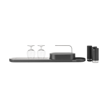 Organizador de fregadero SinkStyle, set de 4 piezas - Mineral Infinite Grey - Brabantia