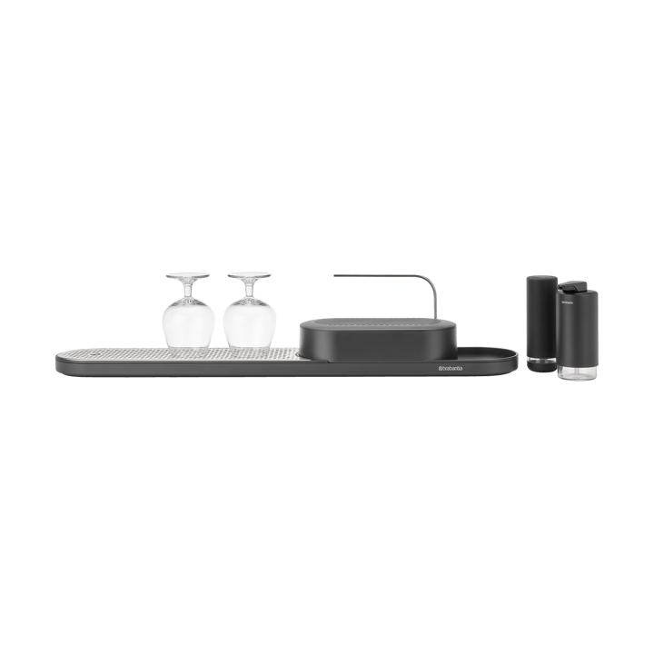Organizador de fregadero SinkStyle, set de 4 piezas, Mineral Infinite Grey Brabantia