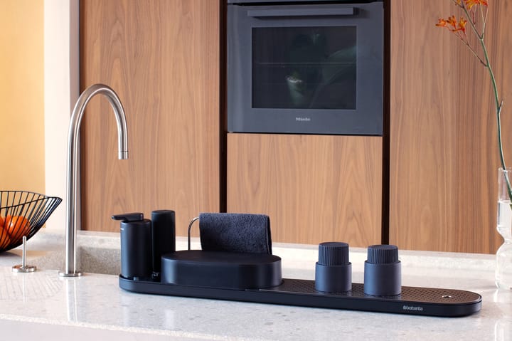 Organizador de fregadero SinkStyle, set de 4 piezas, Mineral Infinite Grey Brabantia