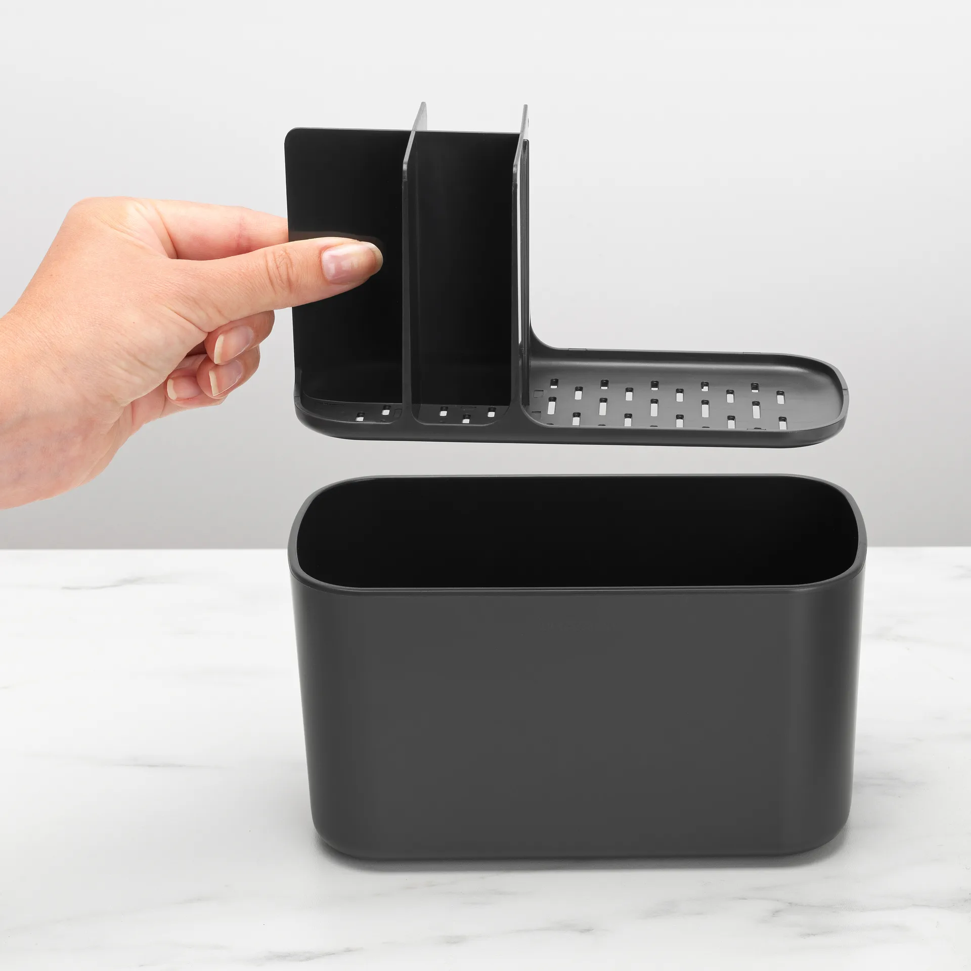 Organizador para el baño ReNew Brabantia, gris oscuro Brabantia