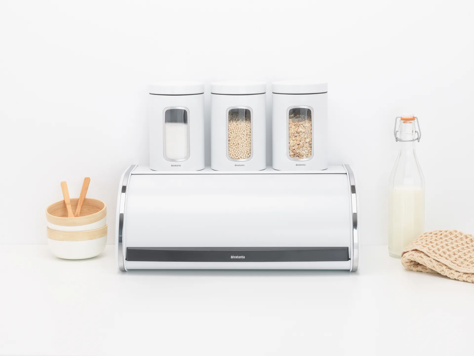 Panera Roll Top large, blanco Brabantia