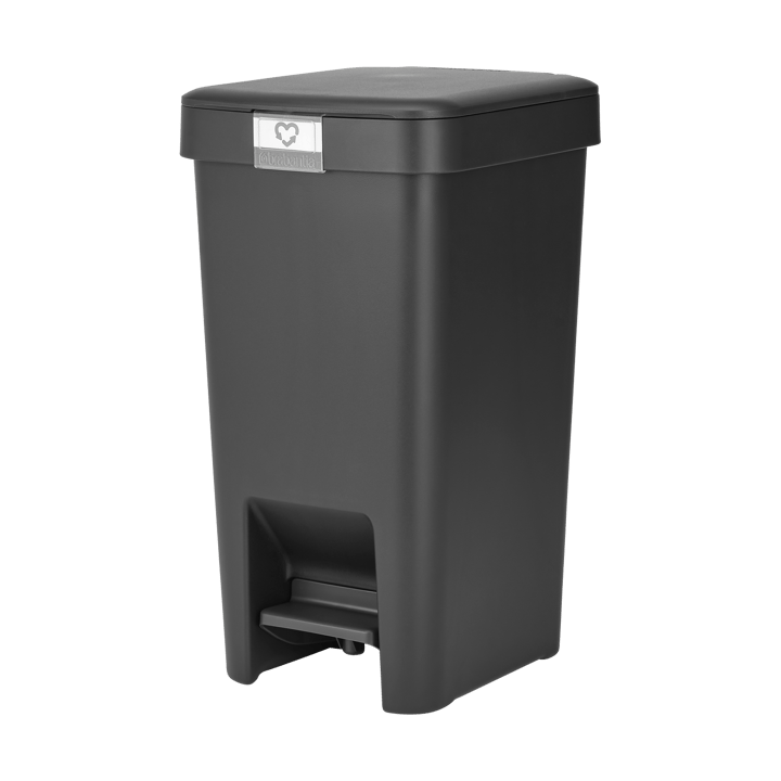 Papelera con pedal StepUp de 10 L - Gris oscuro - Brabantia