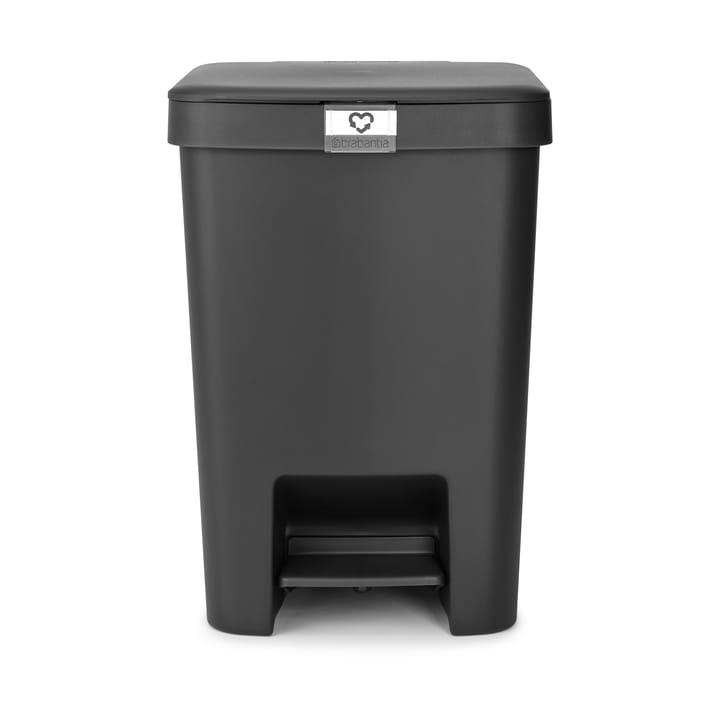 Papelera con pedal StepUp de 25 L - Gris oscuro - Brabantia