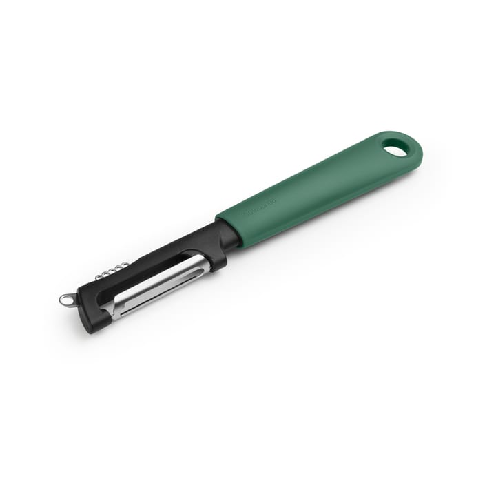 Pelador con hoja giratoria más rallador de cítricos TASTY+, Fir Green Brabantia