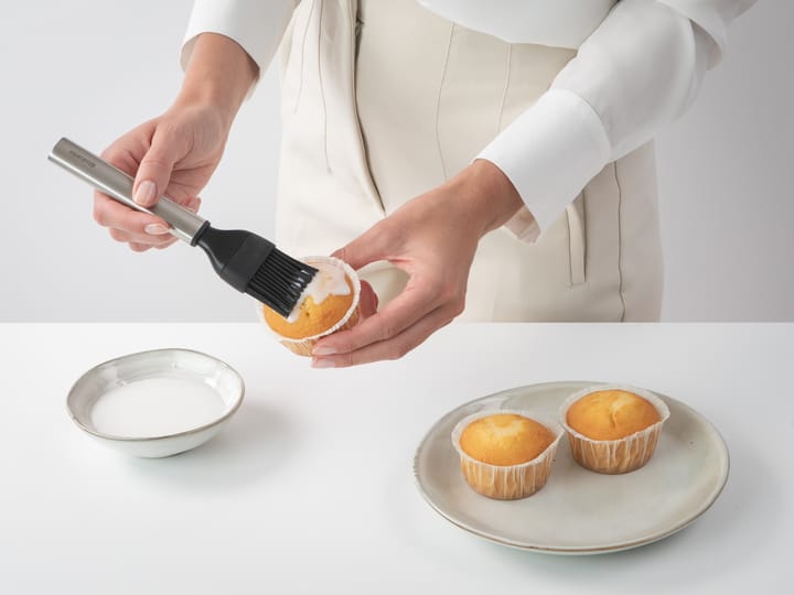 Pincel de pan Profile silicona grande, acero inoxidable Brabantia