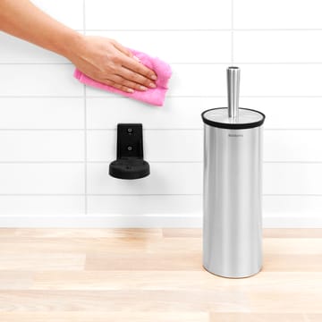 Portaescobillas baño Profile, montaje en pared - acero mate - Brabantia