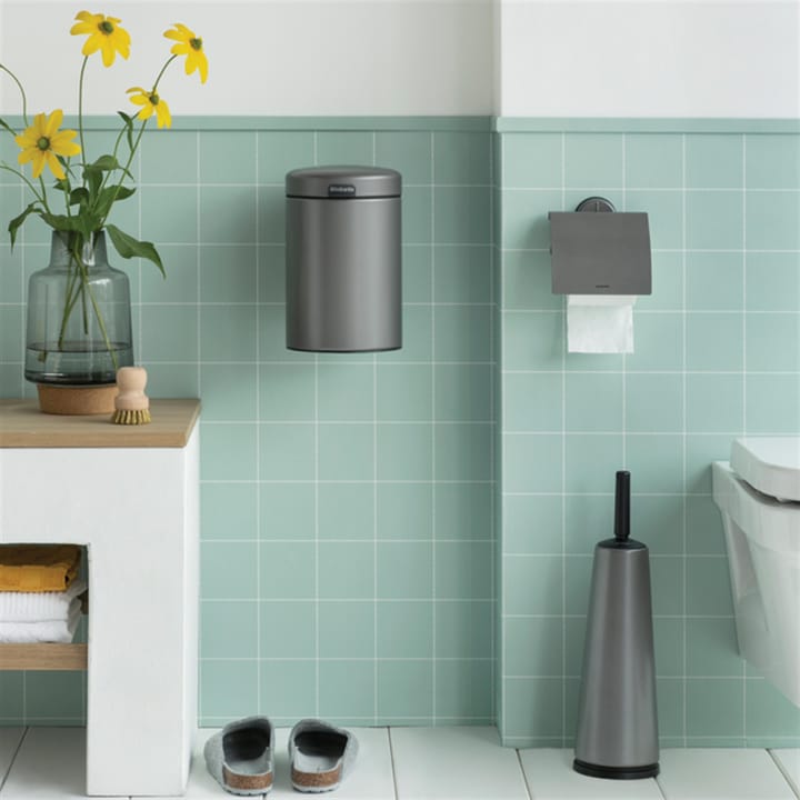 Portaescobillas de inodoro ReNew Brabantia, platino Brabantia