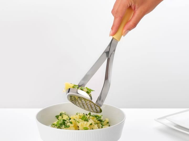 Prensapurés más cuchara TASTY+ 2 piezas, Vanilla Yellow Brabantia