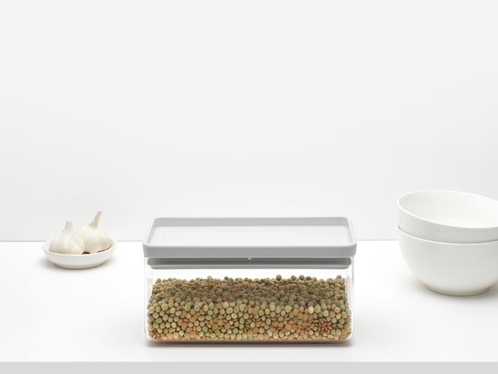 Recipiento apilable TASTY+ 1,5 L, Gris claro Brabantia