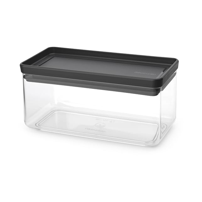 Recipiento apilable TASTY+ 1,5 L, Gris oscuro Brabantia