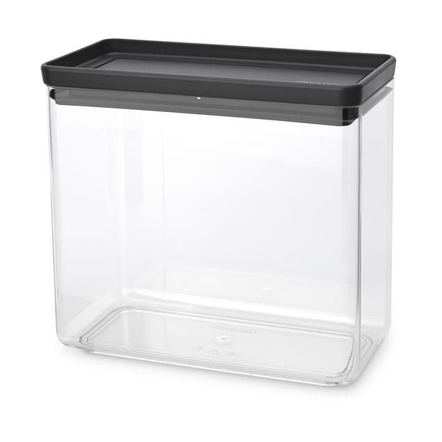 Recipiento apilable TASTY+ 3,5 L, Gris oscuro Brabantia