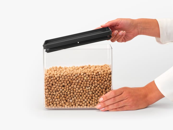 Recipiento apilable TASTY+ 3,5 L, Gris oscuro Brabantia