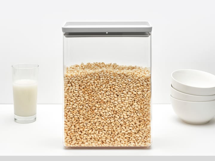 Recipiento apilable TASTY+ 5,4 L, Gris claro Brabantia